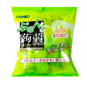 Thạch trái cây Orihiro vị nho xanh